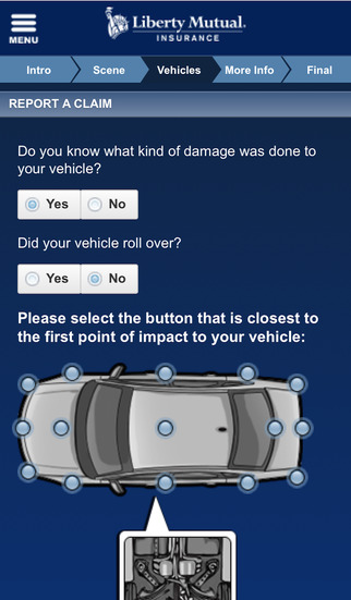 Liberty Mutual Mobile App Claims