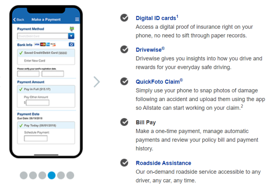 Allstate Home Insurance Mobile app