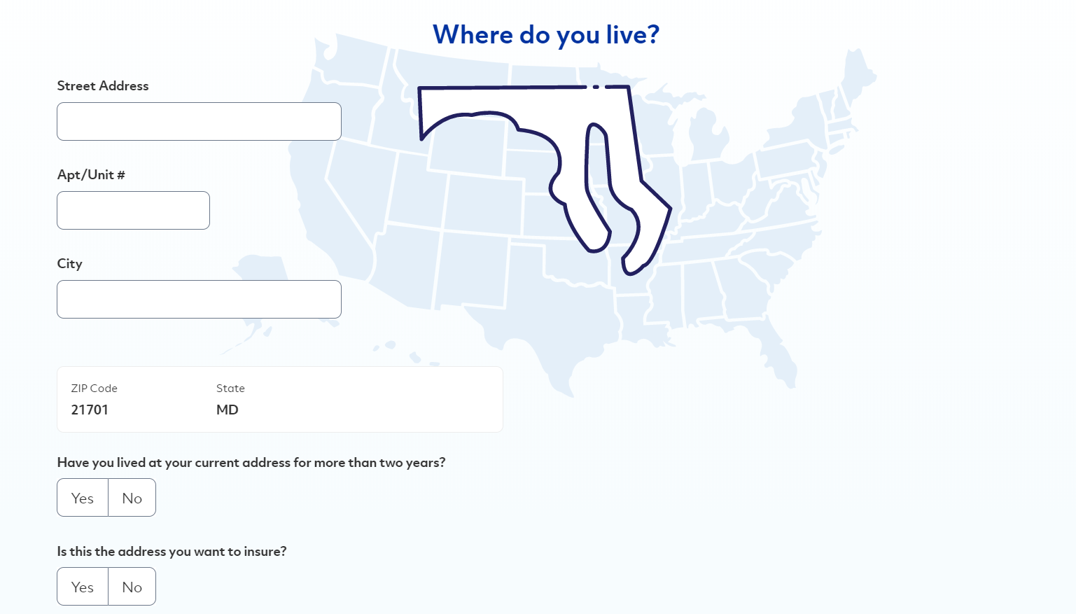 Allstate Home Insurance Online Quote Step Two