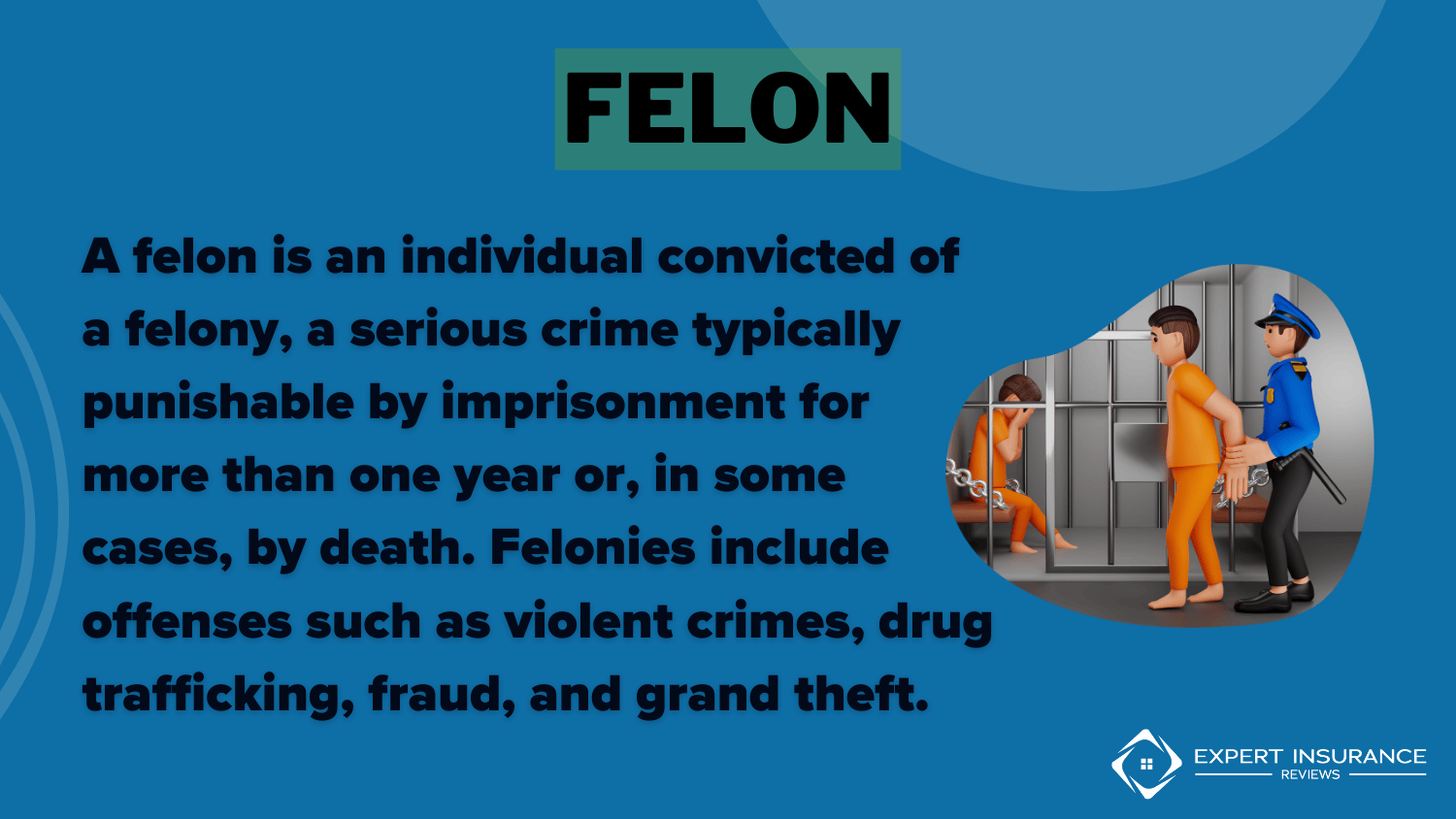 best life insurance for inmates - felon definition card