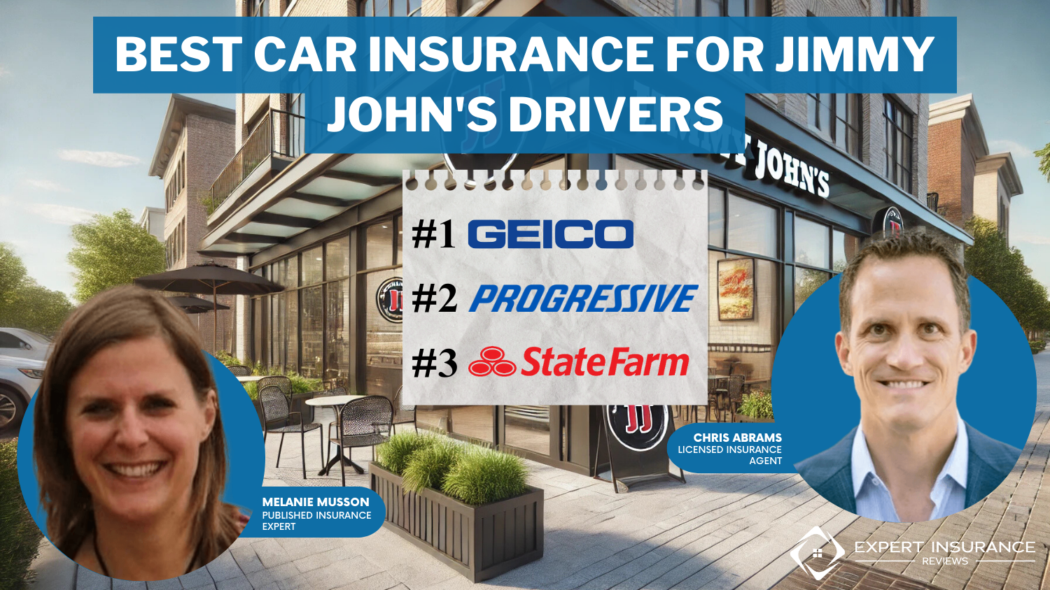 Best Car Insurance For Jimmy John's Drivers: Geico, Progressive, and State Farm