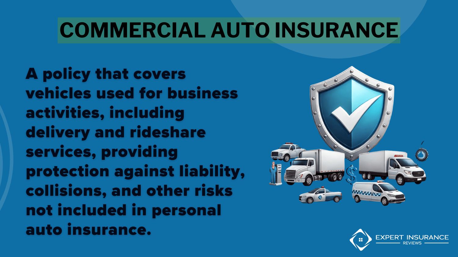 Best Car Insurance for Uber Eats Drivers: Commercial Auto Insurance Definition Card