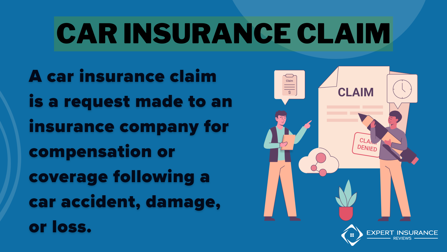 Car Insurance Claim Definition Card: How to Get a Rental While Your Vehicle is Repaired by Progressive