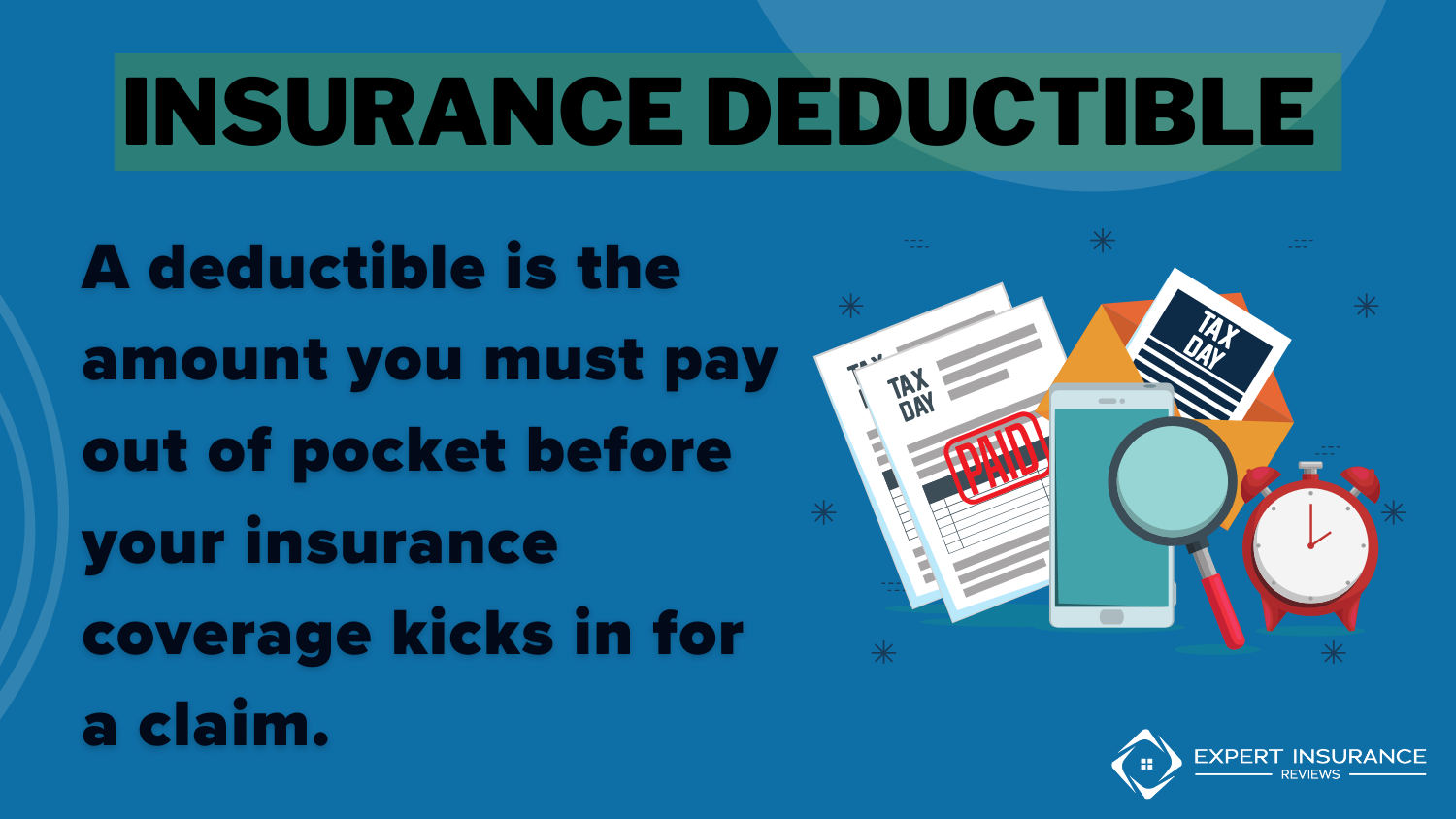 Insurance Deductibles Definition Card: Best Renters Insurance
